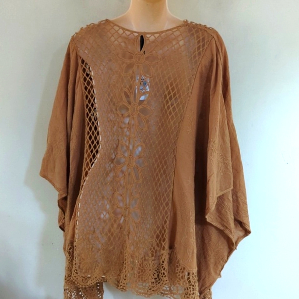 Torrid Embroidered Ruana With Sleeves - Picture 7 of 16